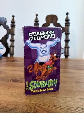 Cartoon Network Scooby-Doo VHS Box - Purple, Green, Yellow thats snow ghost